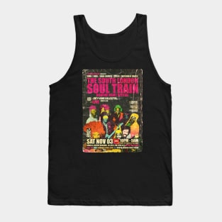 POSTER TOUR - SOUL TRAIN THE SOUTH LONDON 48 Tank Top